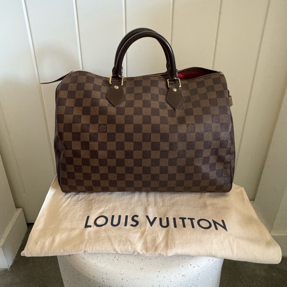✅SOLD✅ Louis Vuitton Speedy 35 Damier Ebene Canvas